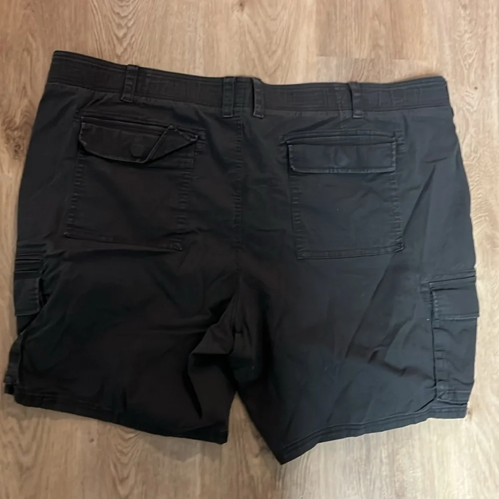 Men’s Big and Tall  Sonoma Flexwear Ripstop Cargo 8”Shorts Navy Blue 52 - Picture 4 of 4